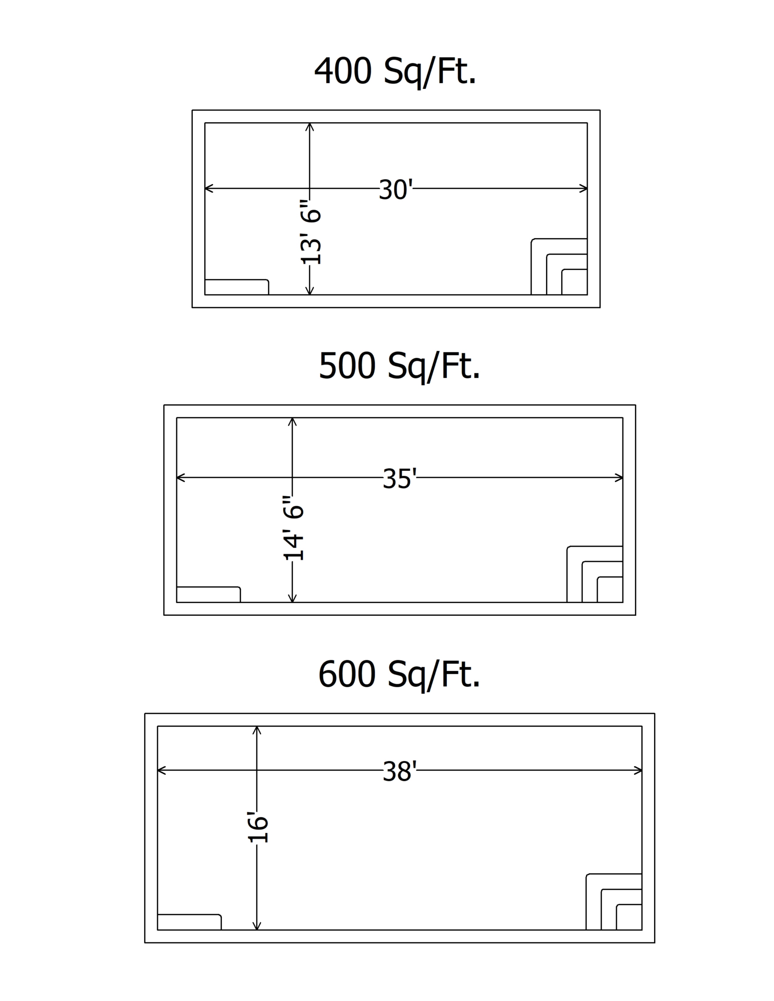 From 400 to 600 Square Feet: Customizing Rectangular Pool Sizes